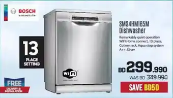 Sharaf DG BOSCH SMS4HMI65M Dishwasher offer