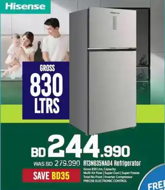 Sharaf DG Hisense RT3N635NAD4 Refrigerator offer