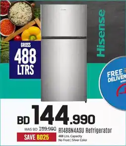 Sharaf DG Hisense RT488N4ASU Refrigerator offer