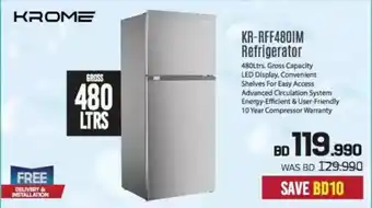 Sharaf DG Krome KR RFF480IM Refrigerator offer