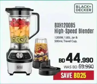 Sharaf DG Black+Decker BXH1200B5 High Speed Blender offer