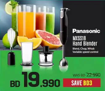 Sharaf DG Panasonic MXSS1B Hand Blender offer