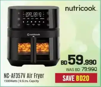 Sharaf DG Nutricook NC AF357V Air Fryer offer