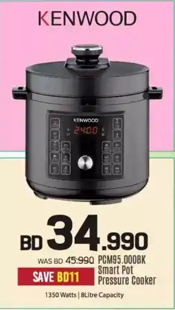 Sharaf DG Kenwood  PCM95.000BK Smart Pot Pressure Cooker offer