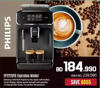 Sharaf DG Philips EP222010 Espresso Maker offer