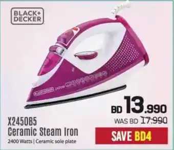 Sharaf DG Black+Decker X2450B5 Ceramic Steam Iron offer