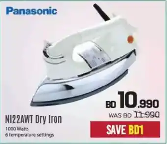 Sharaf DG Panasonic NI22AWT Dry Iron offer