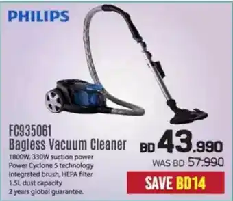 Sharaf DG Philips Bagless Vacuum Cleaner offer