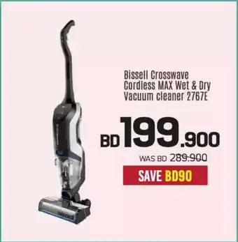 Sharaf DG Bissell Crosswave Cordless MAX Wet & Dry Vacuum cleaner 2767E offer