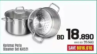 Sharaf DG Korkmaz Perla Steamer Set KA1521 offer