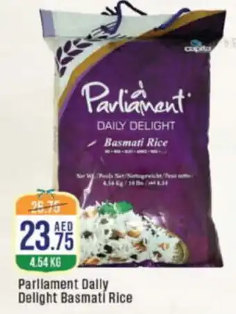 West Zone Supermarket Parliament Dally Delight Basmati Rice offer