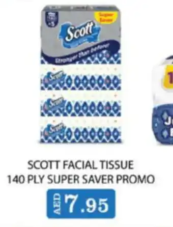 West Zone Supermarket Scott Facial Tissue 140 ply offer