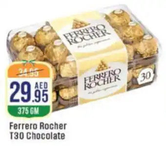 West Zone Supermarket Ferrero Rocher T30 Chocolate offer