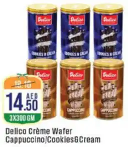 West Zone Supermarket Delico Crème Wafer Cappuccino / Cookies & Cream offer