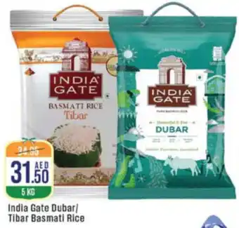 West Zone Supermarket India Gate Dubar / Tibar Basmati Rice offer