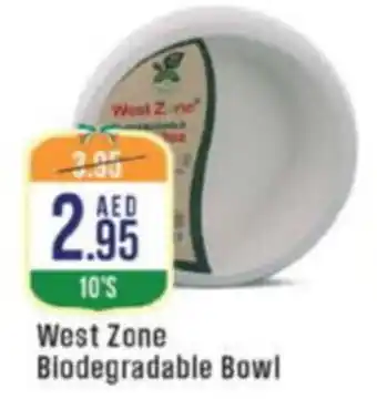 West Zone Supermarket West Zone Biodegradable Bowl offer