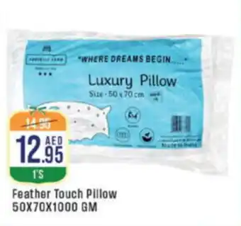 West Zone Supermarket Feather touch pillow offer