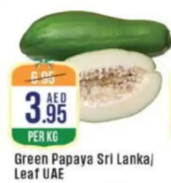 West Zone Supermarket Green Papaya Leaf offer