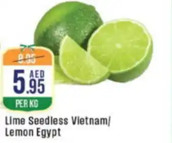 West Zone Supermarket Lime seedless vietnam lemon offer