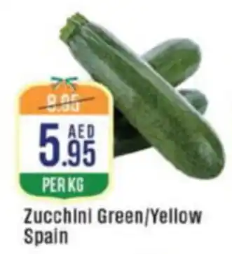 West Zone Supermarket Zucchini Green Yellow offer