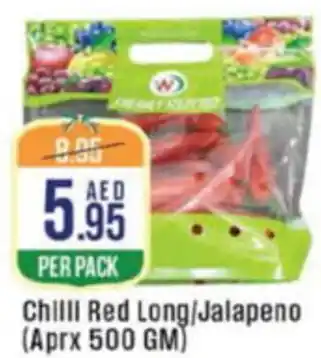 West Zone Supermarket Chilli red long jalapeno offer