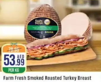 West Zone Supermarket Farm Fresh Smoked Roasted Turkey Breast offer