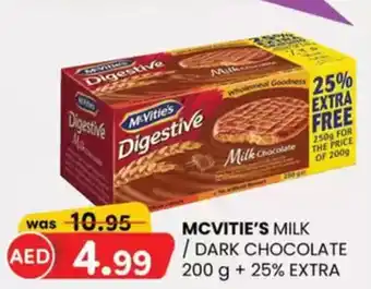 KM Trading Mcvitie's milk / dark chocolate offer