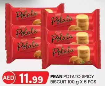 KM Trading Pran potato spicy biscuit offer