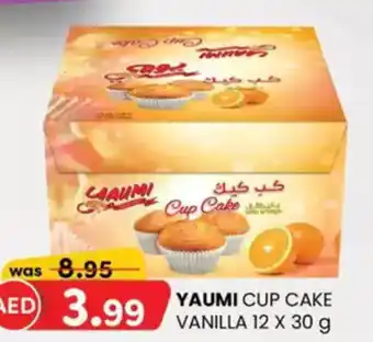 KM Trading Yaumi cup cake vanilla offer