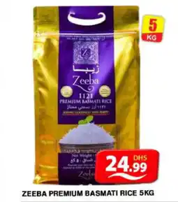 Grand Hyper Market Zeeba premium basmati rice offer