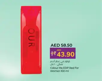 Lulu Hypermarket Colour Me EDP Red For Women offer