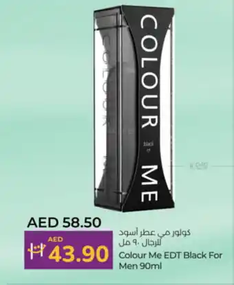 Lulu Hypermarket Colour Me EDT Black For Men offer