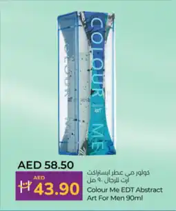 Lulu Hypermarket Colour Me EDT Abstract Art For Men offer