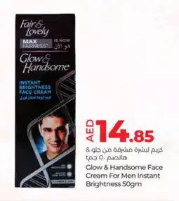 Lulu Hypermarket Glow & Handsome Face Cream For Men Instant Brightness offer