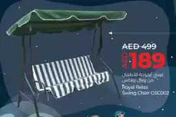 Lulu Hypermarket Royal Relax Swing Chair GSC002 offer