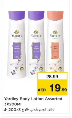 Nesto YARDLEY Body Lotion & Cream offer