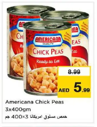 Last Chance AMERICANA Chick Peas offer