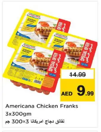 Nesto AMERICANA Chicken Franks offer