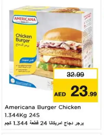 Nesto AMERICANA Chicken Burger offer