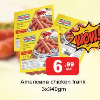 Gulf Hypermarket AMERICANA Chicken Franks offer