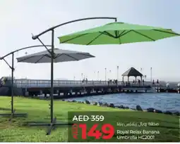 Lulu Hypermarket Royal Relax Banana Umbrella HC2001 offer