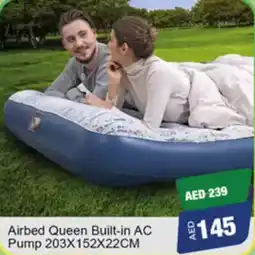 Lulu Hypermarket Bestway Airbed Queen Built-in AC Pump offer