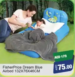 Lulu Hypermarket Bestway Fisher Price Dream Blue Airbed offer