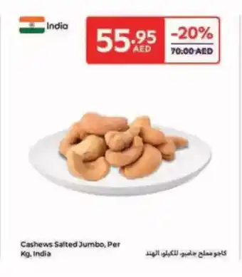 Carrefour Cashews Salted Jumbo offer