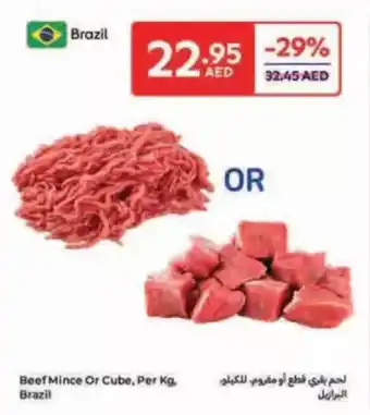 Carrefour Beef Mince Or Cube offer