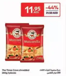 Carrefour The Three Cows shredded offer