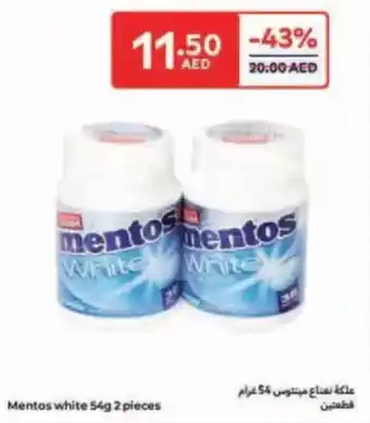 Carrefour Mentos white offer