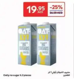 Carrefour Oatly no sugar offer