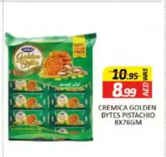 Al Madina Cremica golden bytes pistachio offer