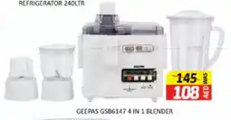 Al Madina Geepas GSB6147 4 in 1 blender offer